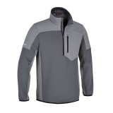 Beta 7643G M Felpa zip corta, 80% cotone, 20% poliestere, 280 g, antracite/grigio chiaro 076430002