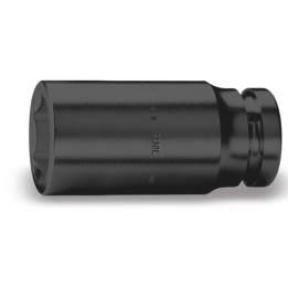 Beta 730L 55 Chiavi a bussola Macchina con attacco quadro femmina 1.1/2" bocca esagonale, serie lunga fosfatate 007300355