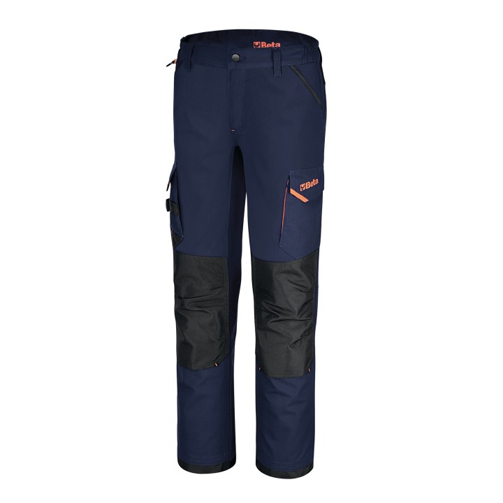 Beta 7818BL XXXL Pantaloni da lavoro multitasche con inserti in tessuto elasticizzato 078180106