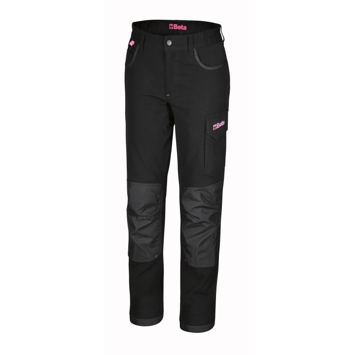 Beta 7818LN M Pantaloni da lavoro da donna multitasche in 100% cotone elasticizzato, 170g 078180202