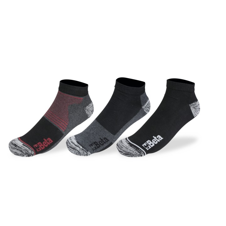 Beta 7430T 39/42 3 paia calze sneakers in cotone riciclato 074300202