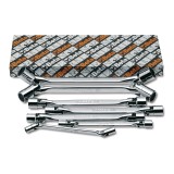 Beta 80/S8 Serie di 8 chiavi a bussola poligonale snodate doppie (art. 80) 000800051