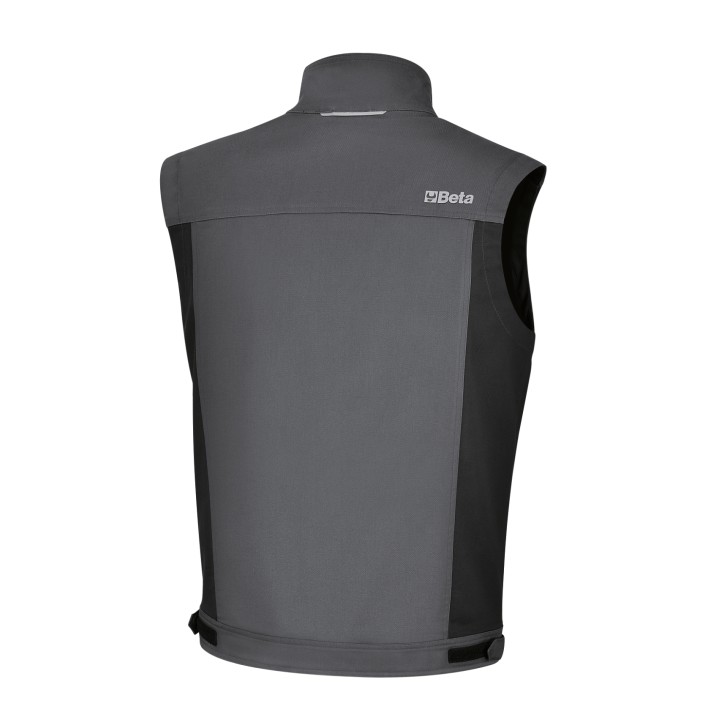 Beta 7937MG XXXL Gilet da lavoro grigio in 100% cotone, comodo e resistente 079370406