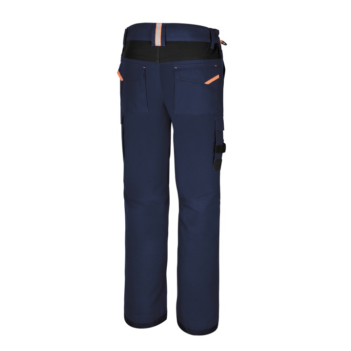 Beta 7818BL L Pantaloni da lavoro multitasche con inserti in tessuto elasticizzato 078180103