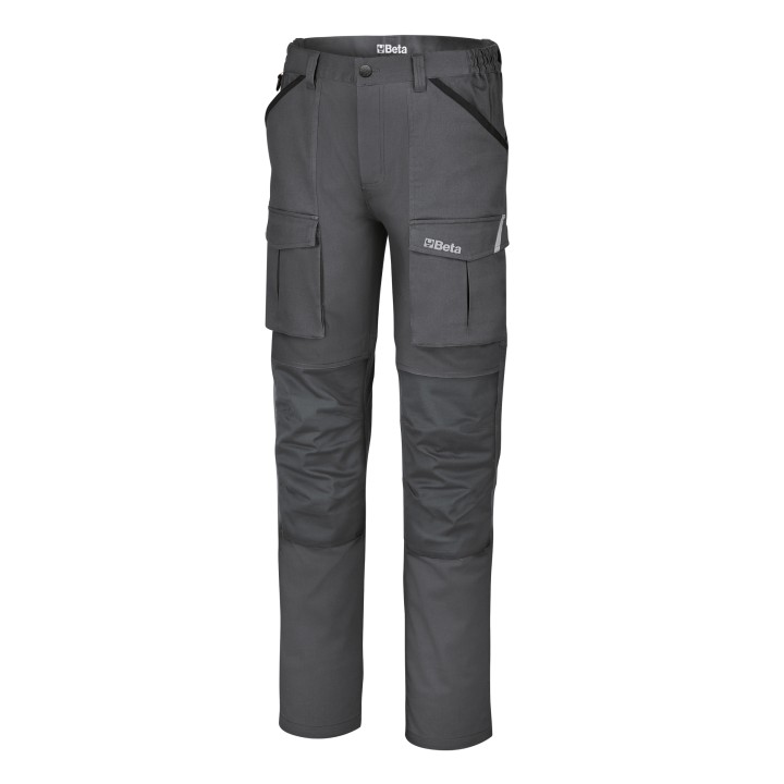 Beta 7930MG XS Pantaloni da lavoro in 100% cotone elasticizzato, comodi e resistenti 079300400