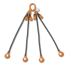 Beta 8098 D20-3 Pendente per sollevamento con ganci accorciatori catena a 4 bracci, grado 8 080980173