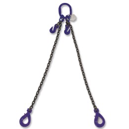 Beta 8097SL/G10 D13-3 Pendente di sollevamento, gancio Self-Locking e accorciatore, catena 2 bracci, G10 080971333