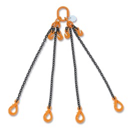 Beta 8098SL D6-1 Pendente per sollevamento con ganci Self-Locking e accorciatori catena a 4 bracci, grado 8 080980201