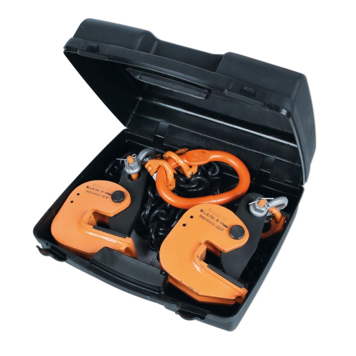 Beta 8135/HS 3,0T Pendente di catena a 2 bracci con pinze per il sollevamento orizzontale di lamiere 081350233
