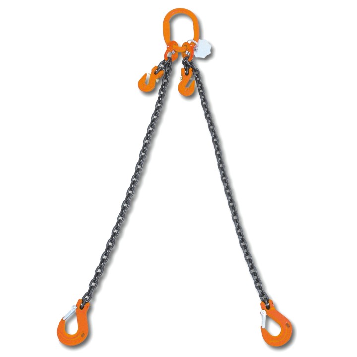Beta 8097 D20-4 Pendente per sollevamento con ganci accorciatori catena a 2 bracci, grado 8 080970174