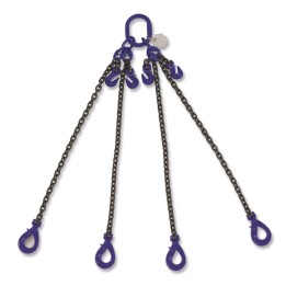 Beta 8098SL/G10 D6-3 Pendente di sollevamento, ganci Self-Locking e accorciatori, catena 4 bracci, G10 080981203