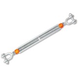 Beta 8109 1"1/4X12 Tenditore a due forcelle ad alta resistenza zincato a caldo 081090031