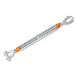 Beta 8110 1"1/2X12 Tenditore ad occhio e forcella ad alta resistenza zincato a caldo 081100038