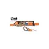 Beta 8184 8,5 Sistemi di ancoraggio a cricchetto inverso a leva lunga LC 2500kg nastro in poliestere ad alta tenacità (PES) ganc