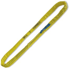 Beta 8176 2-T3 Braca per sollevamento 3t nastro ad anello continuo, giallo tessuto in poliestere ad alta tenacità (PES) 08176004