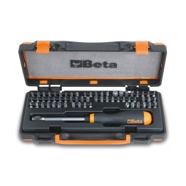 Beta 861/C61P 61 inserti per avvitatori e 1 portainserti magnetico a sgancio rapido (art. 861LP, 861PE, 861PH, 861PZ, 861TX, 861