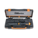 Beta 861/C61P 61 inserti per avvitatori e 1 portainserti magnetico a sgancio rapido (art. 861LP, 861PE, 861PH, 861PZ, 861TX, 861