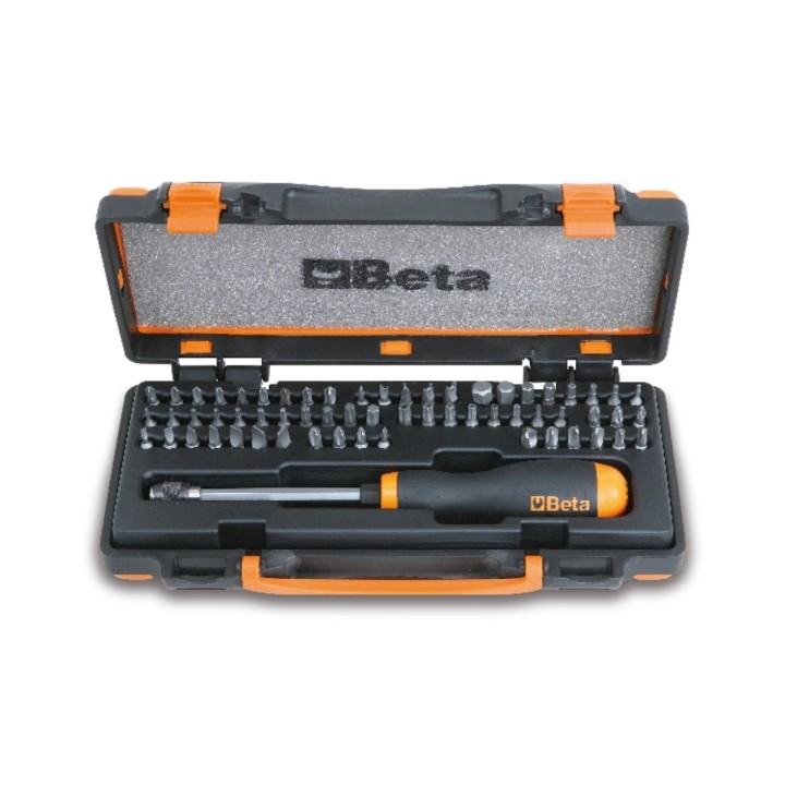 Beta 861/C61P 61 inserti per avvitatori e 1 portainserti magnetico a sgancio rapido (art. 861LP, 861PE, 861PH, 861PZ, 861TX, 861