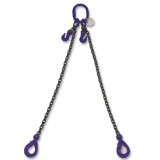 Beta 8097SL/G10 D8-4 Pendente di sollevamento, gancio Self-Locking e accorciatore, catena 2 bracci, G10 080971244