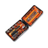 Beta 900/C39U Assortimento di 11 chiavi a bussola a mano multimpronta, 21 inserti e 7 accessori 009001947