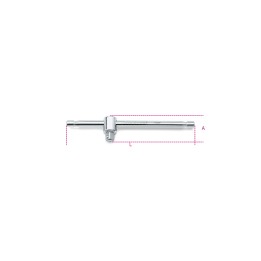 Beta 900/42 Quadro maschio 1/4" con spina scorrevole cromato 009000854