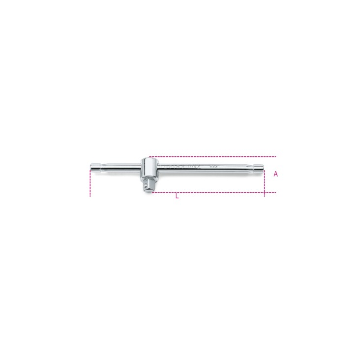 Beta 900/42 Quadro maschio 1/4" con spina scorrevole cromato 009000854