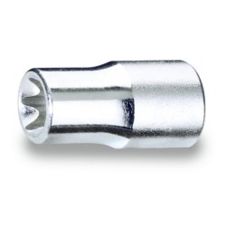 Beta 900FTX 10 Chiavi a bussola a mano con attacco quadro femmina 1/4" per viti con profilo Torx®, cromate 009000410