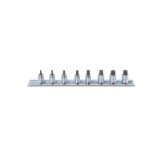 Beta 900ME/SB8 Serie di chiavi a bussola a mano maschio esagonale con attacco quadro femmina 1/4" cromate 009000518