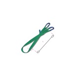 Beta 8153 6-T2 Braca per sollevamento 2t verde nastro piatto a due strati, asole rinforzate, poliestere alta tenacità (PES) 0815