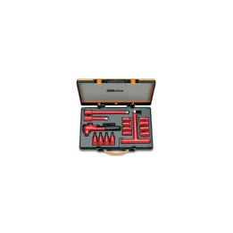Beta 910MQ/C16 8 chiavi a bussola poligonali 4 chiavi a bussola esagonali maschio e 4 accessori 009100917