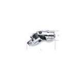 Beta 920/25 Snodo a mano con attacchi quadri maschio e femmina 1/2" cromato 009200830