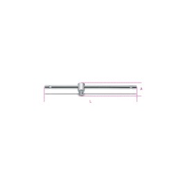 Beta 920/42 Quadro maschio 1/2" con spina scorrevole cromato 009200854
