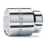 Beta 910AS 1/4 Chiavi a bussola a mano con attacco quadro femmina 3/8" bocca poligonale, cromate 009100201
