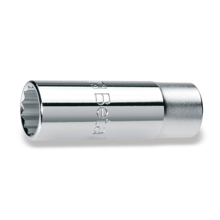 Beta 910AS-L 5/8 Chiavi a bussola a mano con attacco quadro femmina 3/8", tipo lungo bocca poligonale, cromate 009100357