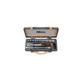 Beta 920A/C11 Assortimento di 11 chiavi a bussola a mano esagonali e 2 accessori in cassetta di lamiera 009200921