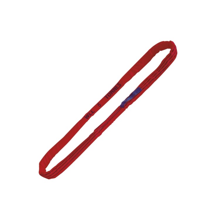 Beta 8178 5-T5 Braca per sollevamento 5t nastro ad anello continuo, rosso tessuto in poliestere ad alta tenacità (PES) 081780100