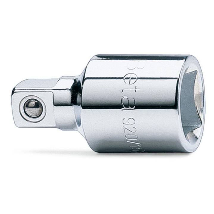 Beta 920/15 Raccordo a mano con attacco quadro femmina 1/2" e maschio 3/8" cromato 009200810