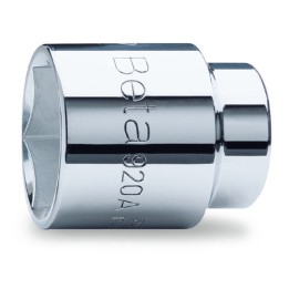 Beta 920A 27 Chiavi a bussola a mano con attacco quadro femmina 1/2" bocca esagonale, cromate 009200027