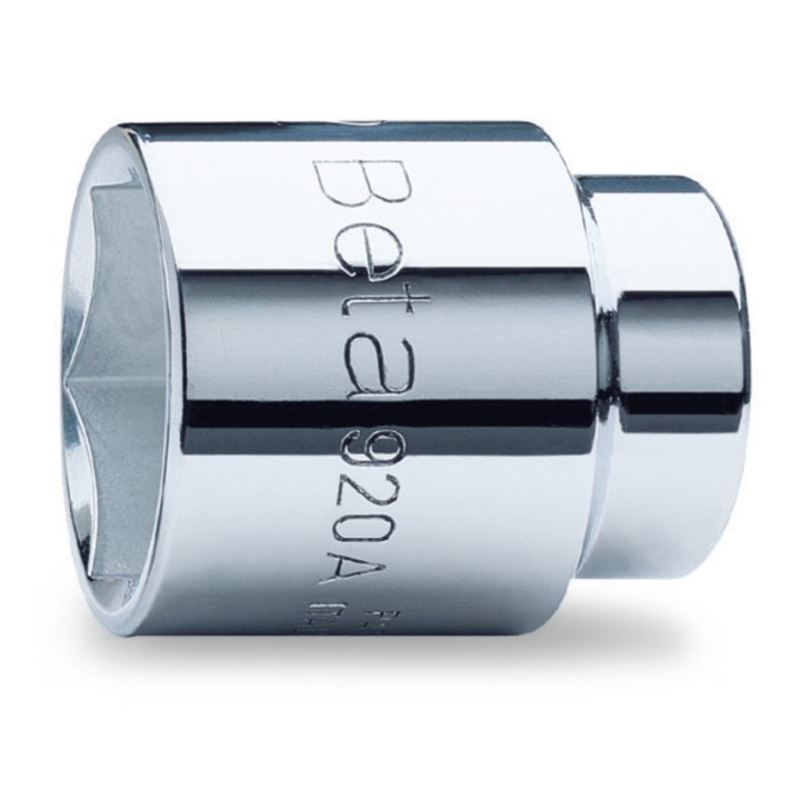 Beta 920A 27 Chiavi a bussola a mano con attacco quadro femmina 1/2" bocca esagonale, cromate 009200027