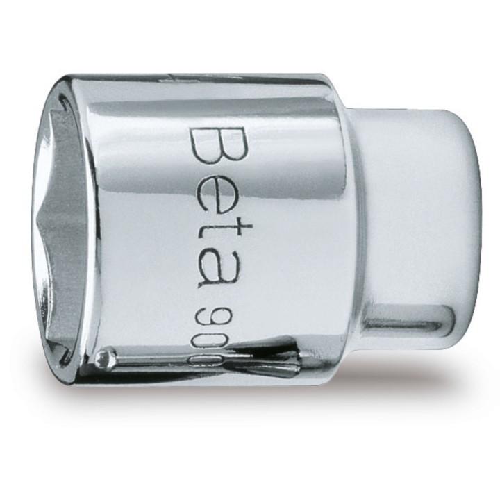 Beta 900 7 Chiavi a bussola a mano con attacco quadro femmina 1/4" bocca esagonale, cromate 009000070