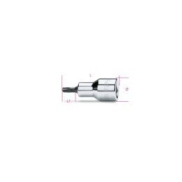 Beta 920RTX 27 Chiavi a bussola a mano maschio per viti con impronta Tamper Resistant Torx®, con attacco quadro femmina 1/2" cro