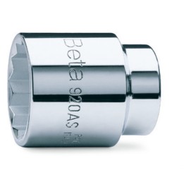 Beta 920AS 15/16 Chiavi a bussola a mano con attacco quadro femmina 1/2", bocca poligonale, cromate 009200214