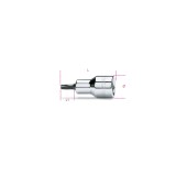Beta 920TX-L 30 Chiavi a bussola a mano maschio per viti con impronta Torx®, con attacco quadro femmina 1/2" cromate - inserti b