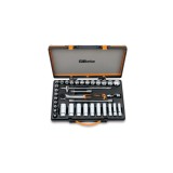 Beta 920B/C30Q Assortimento di 30 chiavi a bussola a mano poligonali e 5 accessori in cassetta di lamiera 009200975