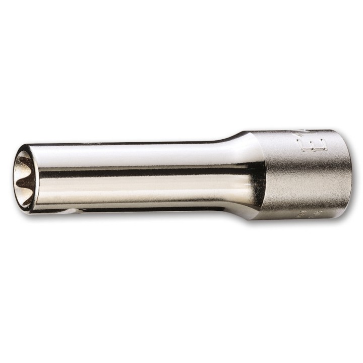 Beta 920FTX-L 20 Chiavi a bussola a mano per viti con profilo Torx® con attacco quadro 1/2" tipo lungo, cromate 009200405