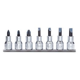 Beta 920LH/SB7 Serie di chiavi a bussola a mano a giravite per viti con impronta a croce Philips®e con intaglio con attacco quad
