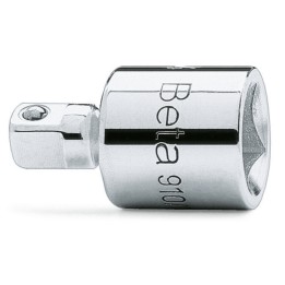 Beta 910/15 Raccordo a mano con attacco quadro femmina 3/8" e maschio 1/4" cromato 009100810