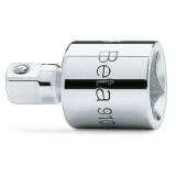 Beta 910/15 Raccordo a mano con attacco quadro femmina 3/8" e maschio 1/4" cromato 009100810