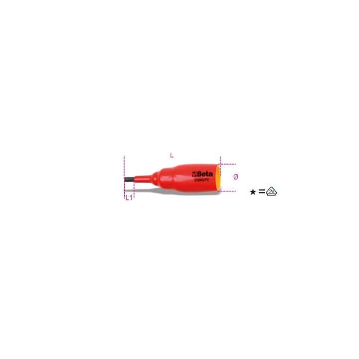 Beta 920MQ-PE 6 Chiavi a bussola maschio esagonale 009200266