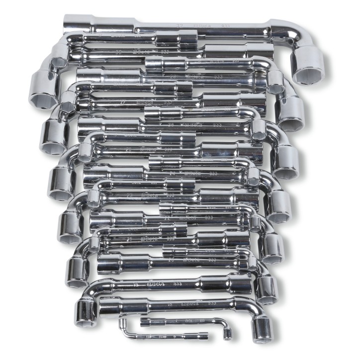 Beta 933/S25 Serie di 25 chiavi a pipa doppie esagonali (art. 933) 009330082